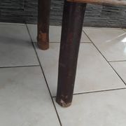 Vintage Brutalist Coffee Table in Solid Oak