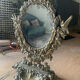 Psyche mirror in brass