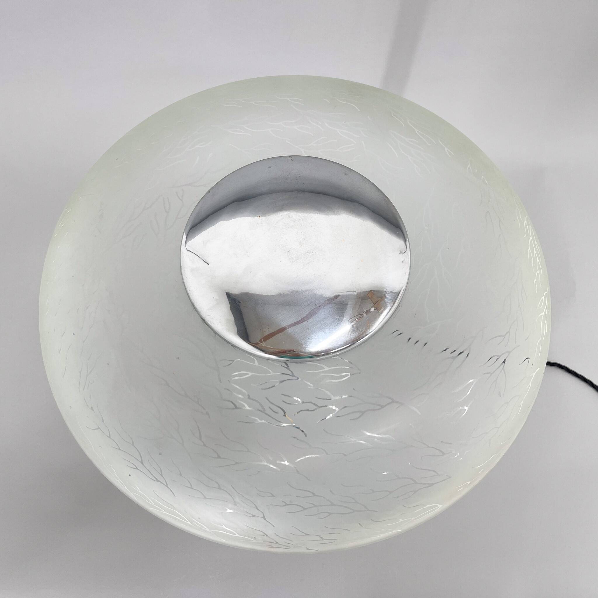 Lampe de table Bauhaus Chrome des années 1930, Tchécoslovaquie