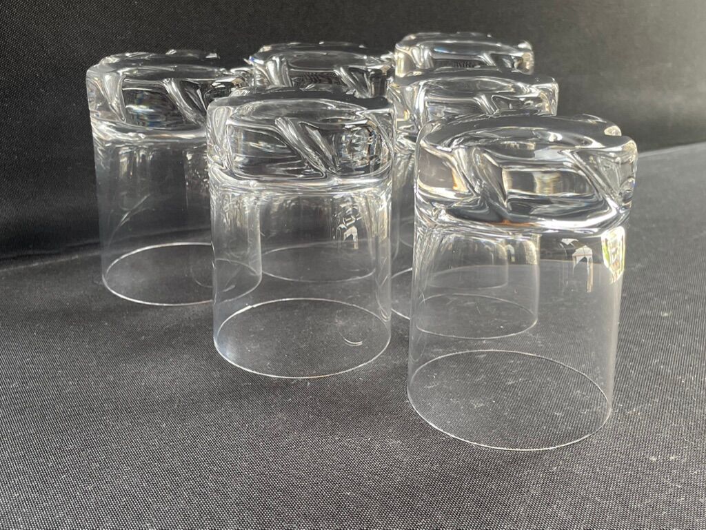 6 Daum wine glasses France Blanzey service