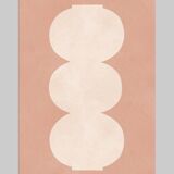 2 geometric art prints