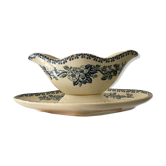 Saucière ancienne en terre de fer, modèle Guadeloupe de Saint amand