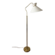1950 floor lamp rises downwards in diabolo brass