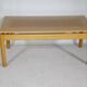 Minimalist Ash wood coffee table, 1970s