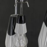 1970s Glass Pendant , Czechoslovakia