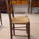 Lot of 6 straw chairs