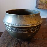 Cache pot en laiton