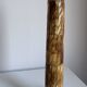 A Pair Of Vintage Mid Century Modern Metal With Faux Bone Candle Holde