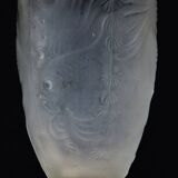 Vase en verre satiné Art Déco Josef Inwald Barloc