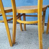 Series of 4 thonet bistro chairs