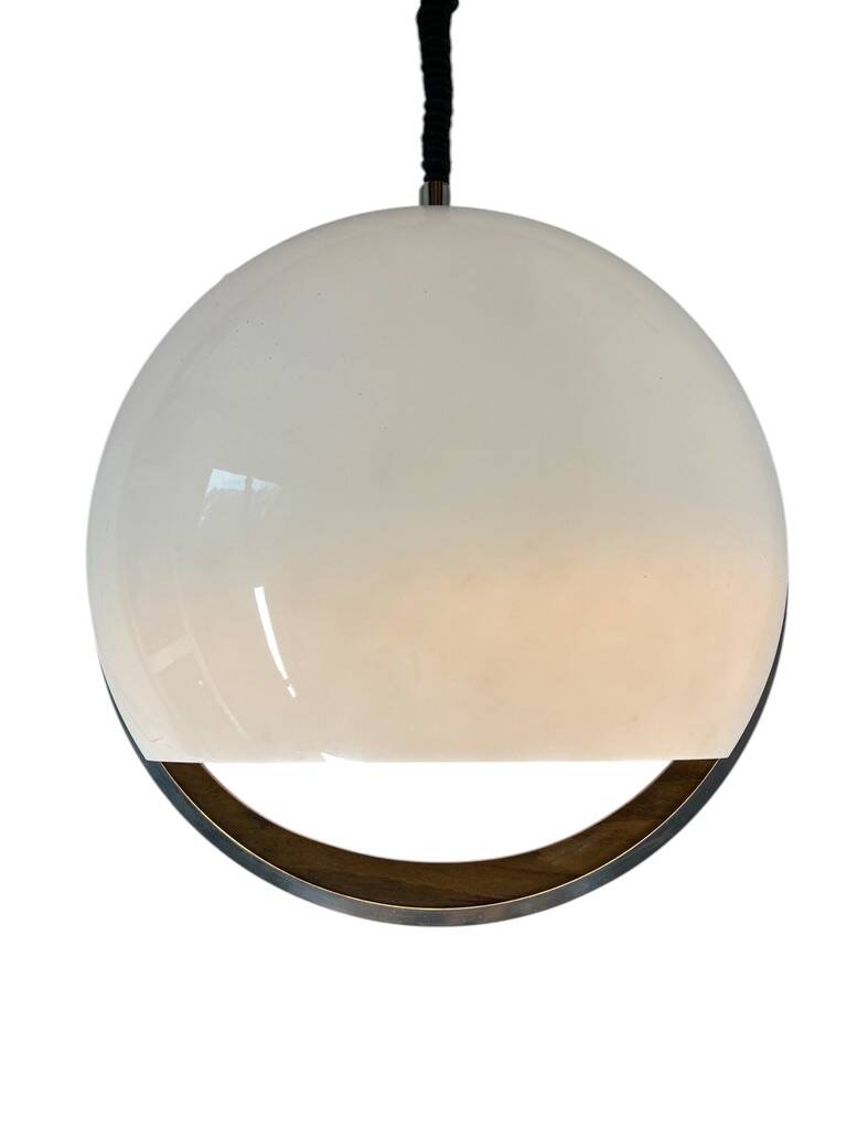 Suspension boule plexi 1970 space-age Allemagne