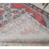 Vintage Turkish Hand-Knotted Oriental Runner 92x289