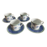 Set of 4 Villeroy boch cups and saucers