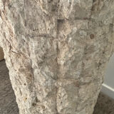 Vintage travertine column 70s-80s