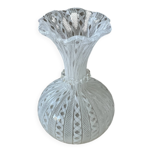 Vase  filigranes murano