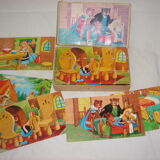 Awakening game, cube set of 1970 Goldilocks and the 3 bears