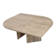Italian travertine coffee table, 1980's