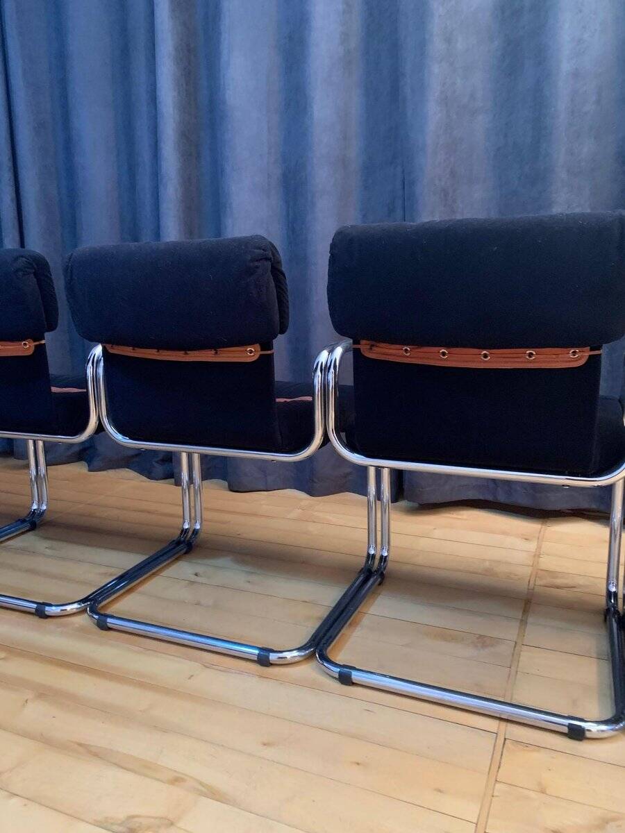 Chairs by Guido Faleschini for i4 Mariani, Italy, 1970s, set of 6