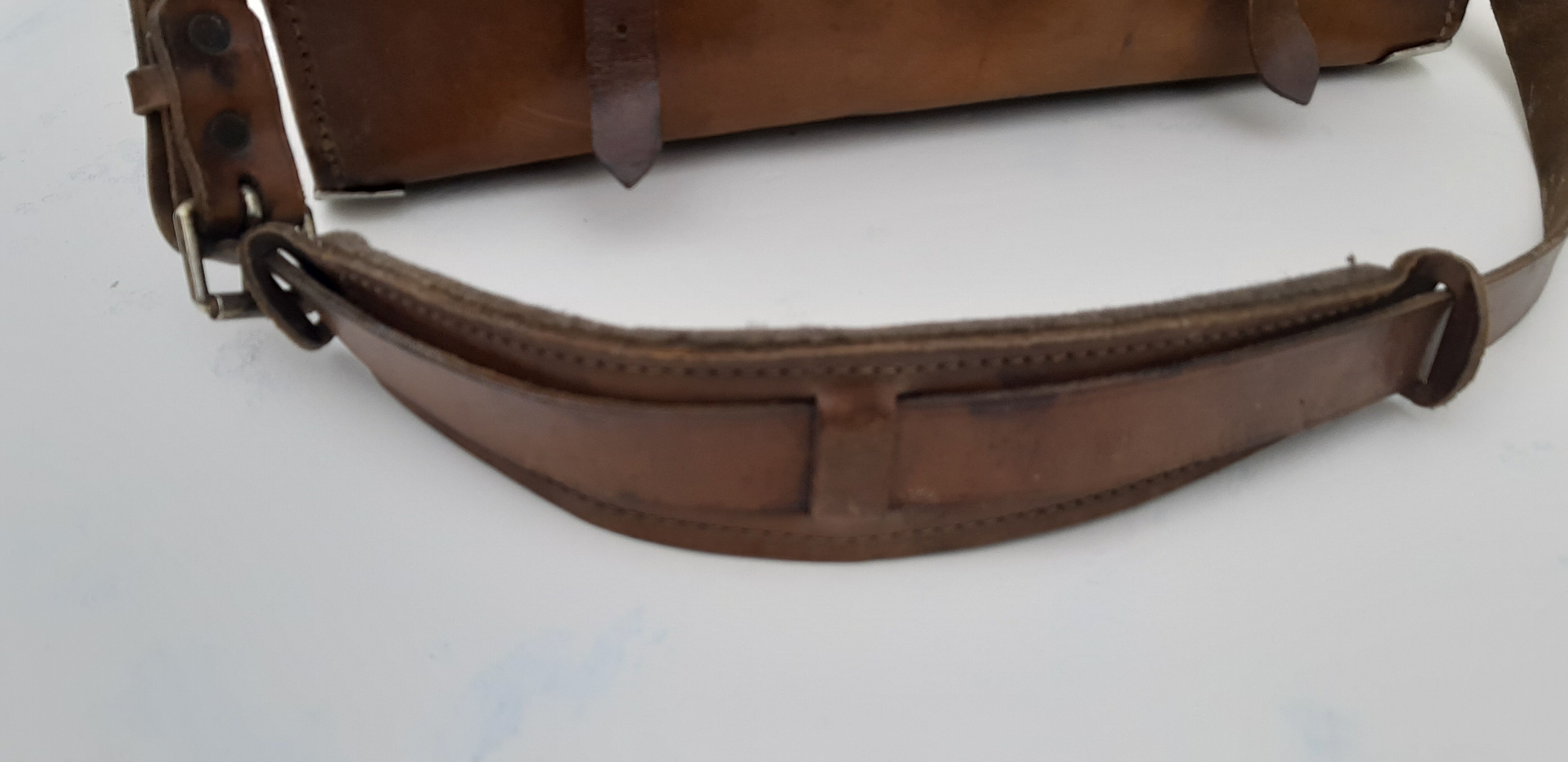 Edf leather work bag