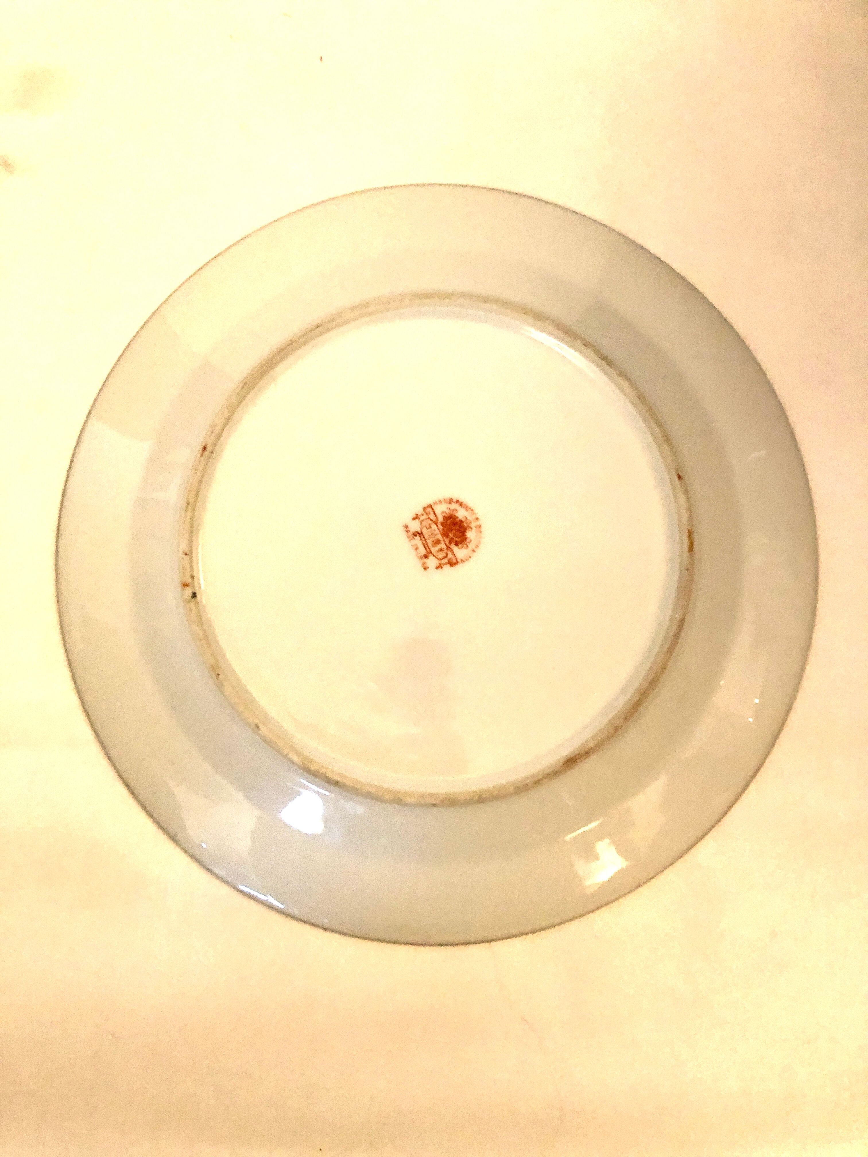 Hand-painted and golden Chinese dish