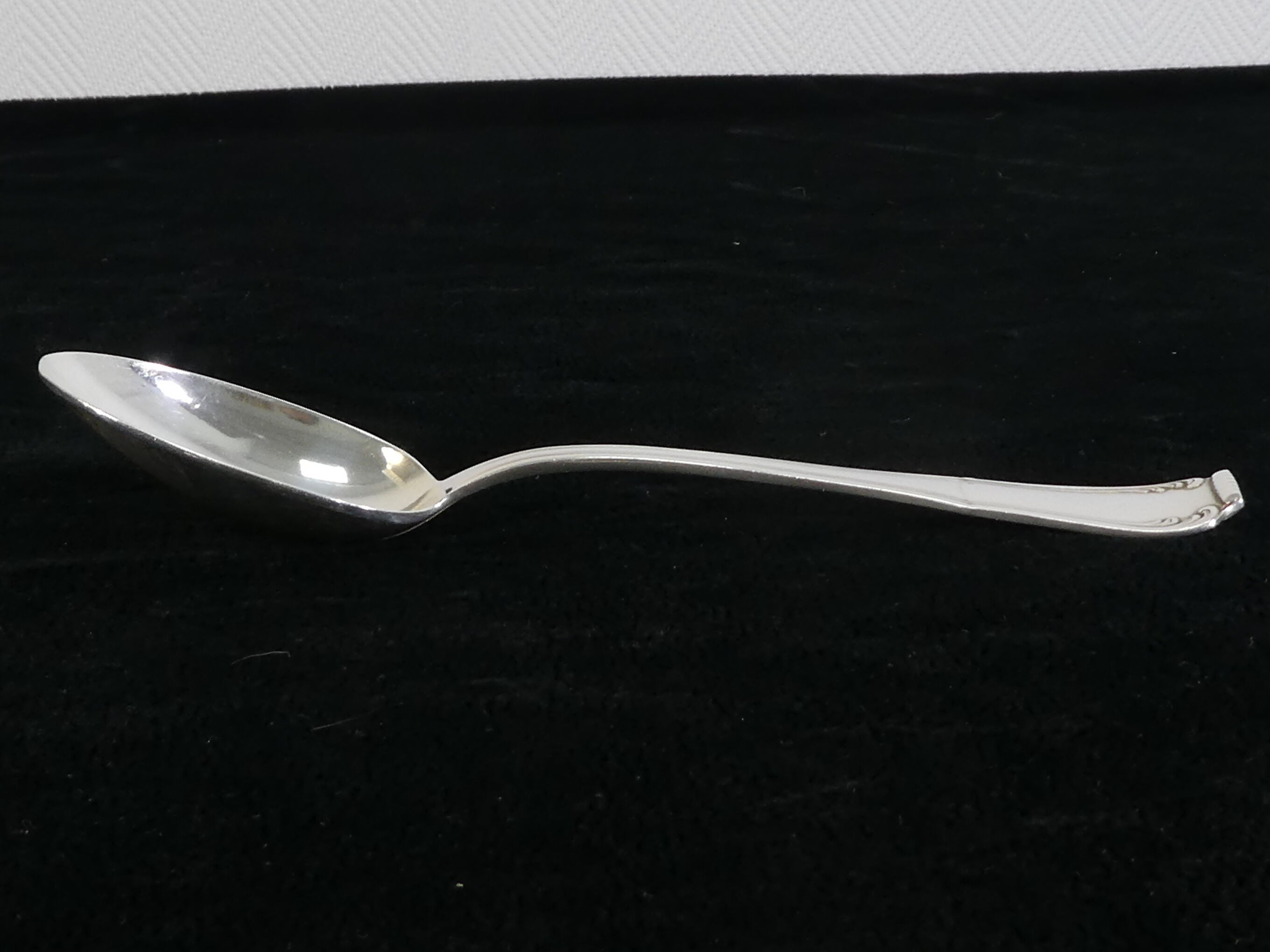 12 large spoonfuls Boulenger in silver metal model regence berry