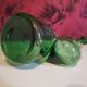 Carafe verte avec bouchon goutte d'eau