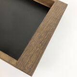 Modernist wenge tray, Henning Seidelin for Voss, Denmark, 1960
