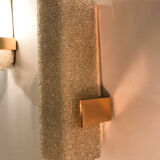 Pair of perspex wall lamp