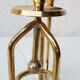 Chandelier 4 brass branch 80's