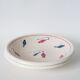 Paire de plats ronds Givors modèle Perce-neige 1950