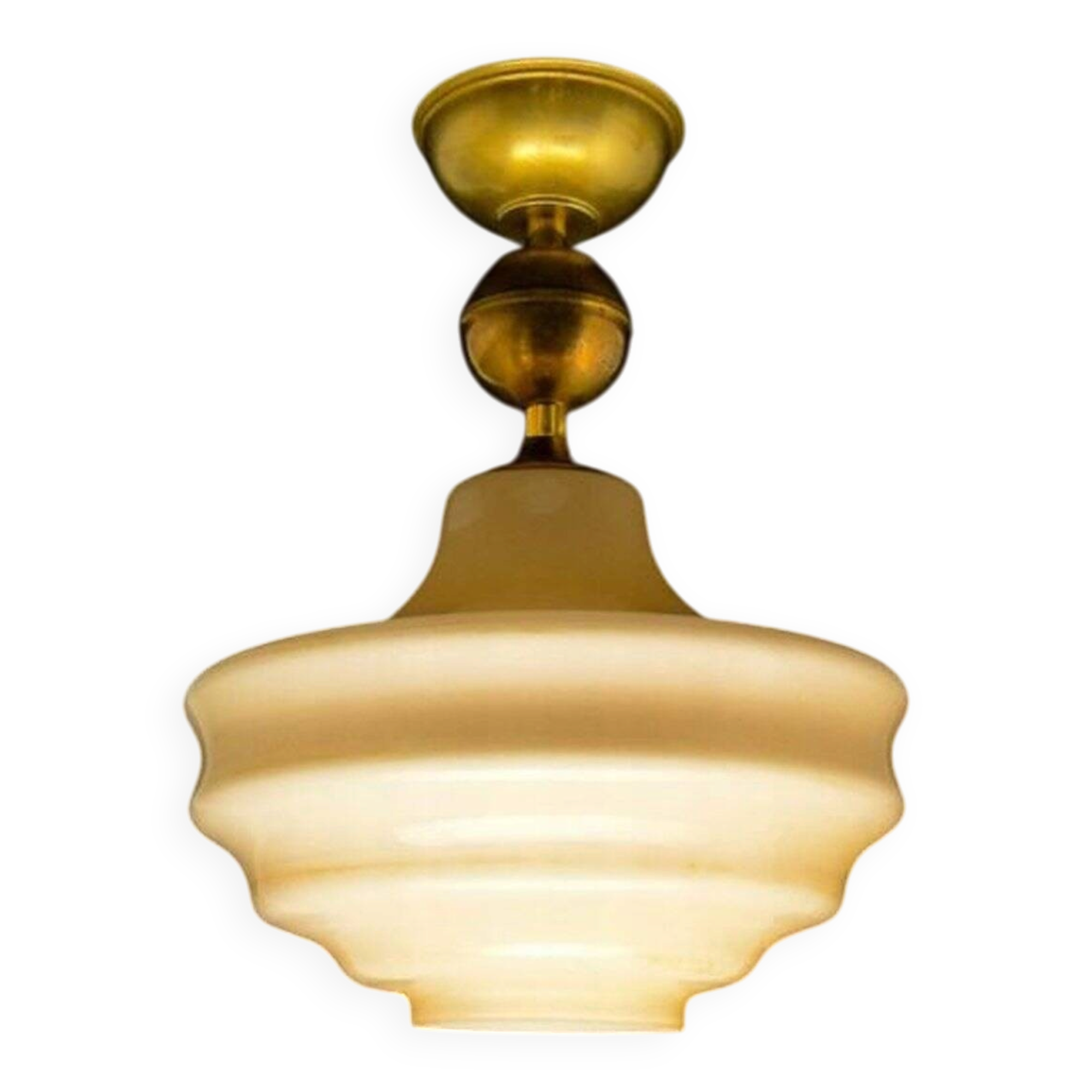 Art Deco pendant lamp, Germany, 1950s