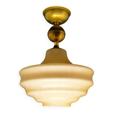 Lampe suspendue Art Déco, Allemagne, années 1950