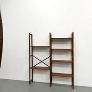 Bibliothèque Moderniste XXL en Pin Massif – Design Années 50 – L164 cm