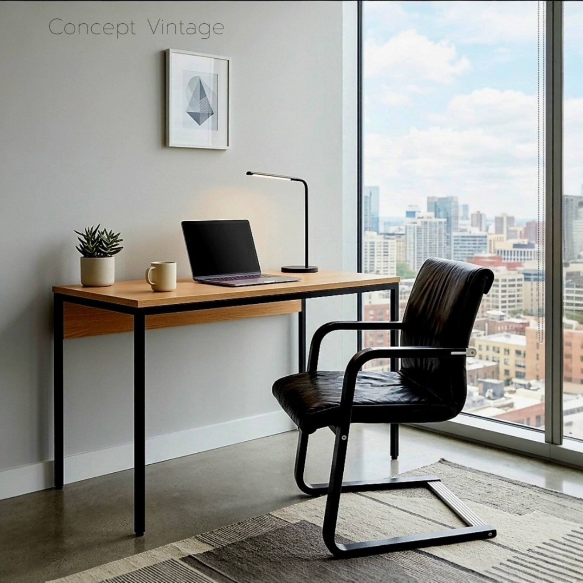 Wilkhahn Leather Office Chair - Circa 1970