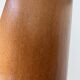 XL vintage wall lamp, thermoformed wood, France, 1970