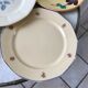 Lot de 6 assiettes plates dépareillées digoin sarreguemines modèle "ginette" & autre années 40-50