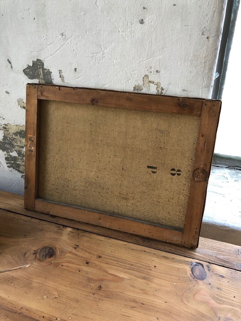 Orange oil canvas at the end of the 19th century