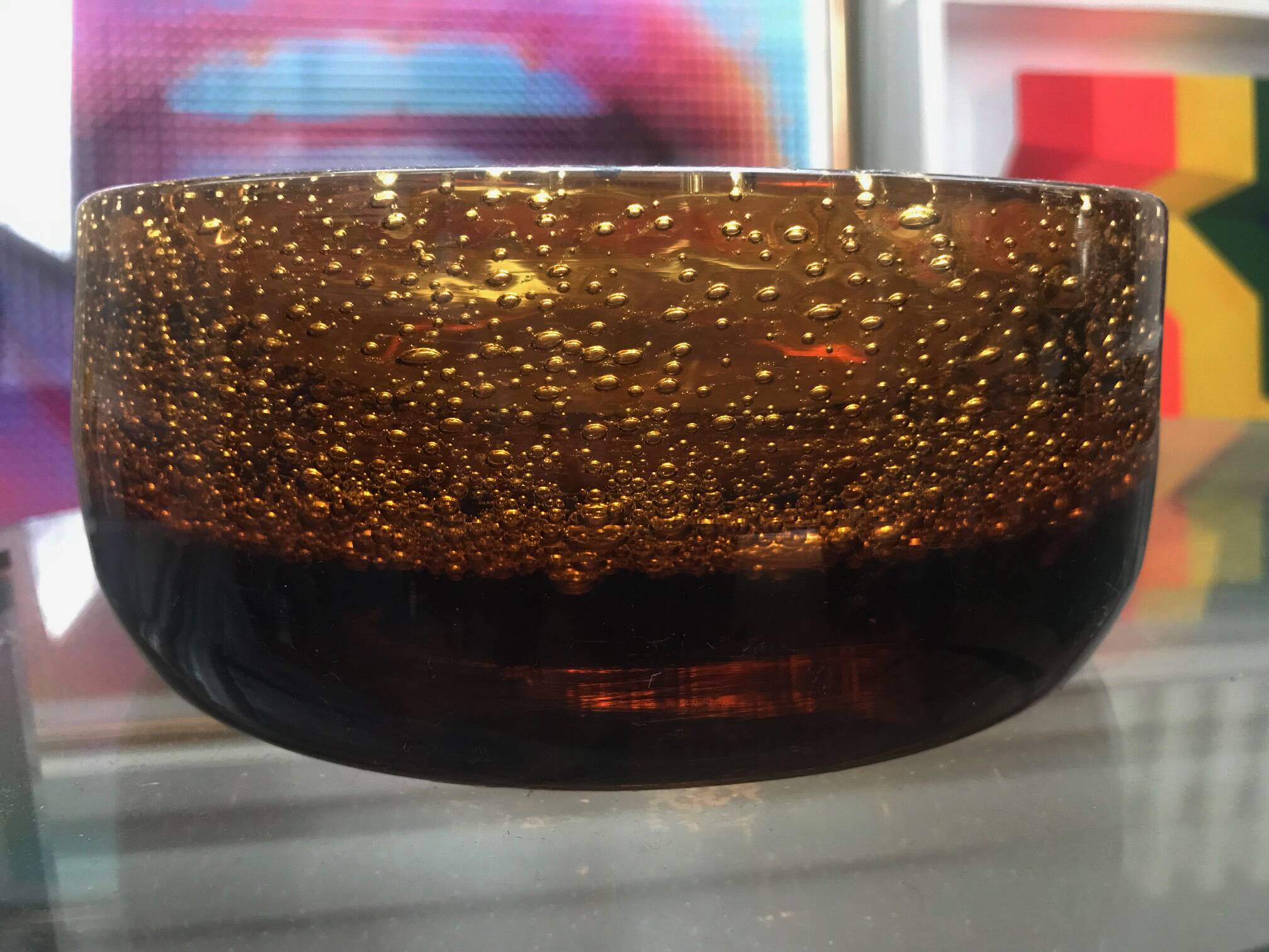 Vintage Cup • Bubble Glass • Biot Glassworks • 1960