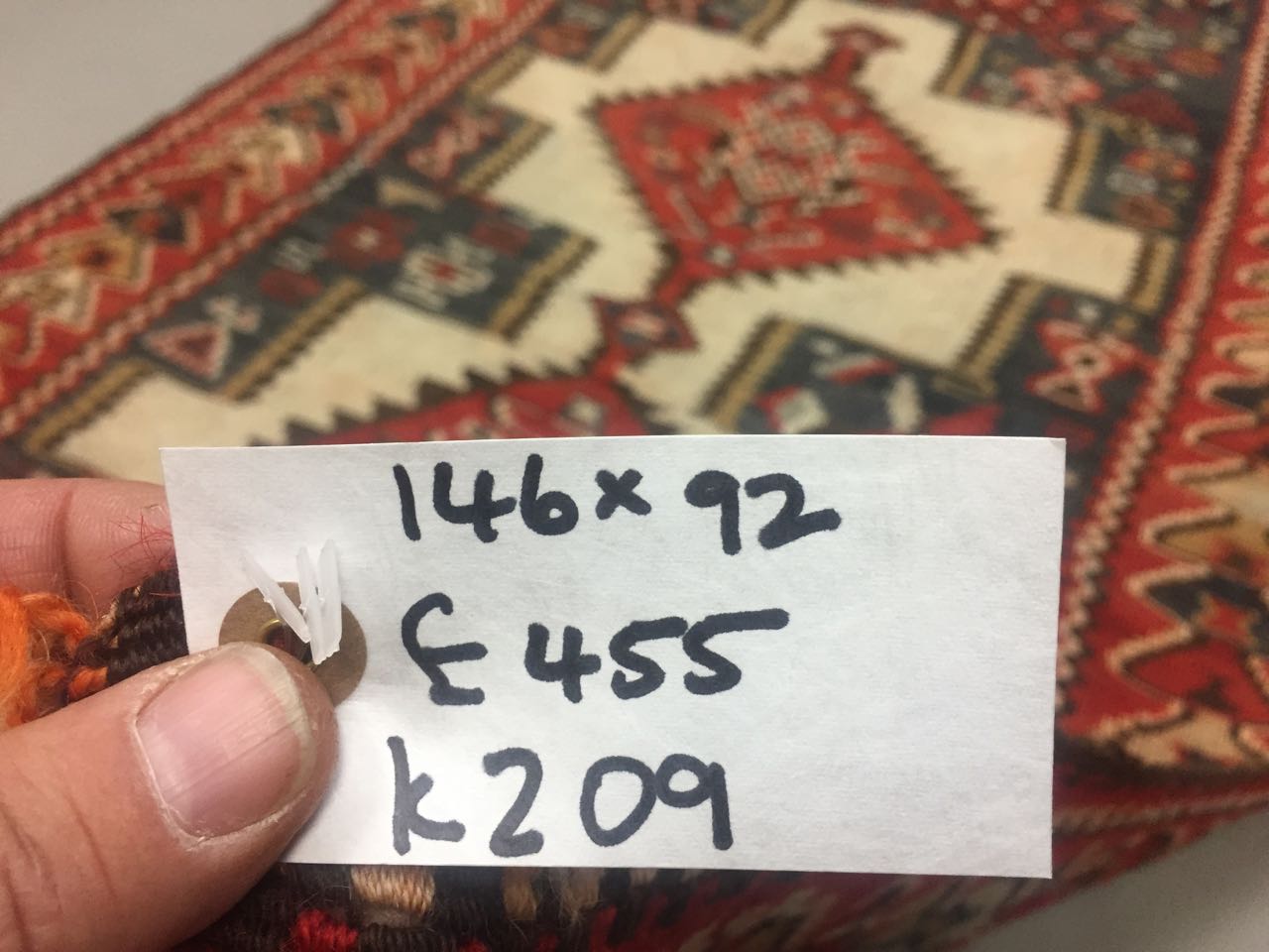 Tapis Kilim turc 146x92cm