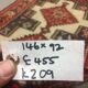 Tapis Kilim turc 146x92cm
