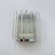 Mid-century glass tube Doria Leuchten wall lamp / sconce, 1970s