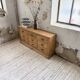 Pine craft cabinet with drawers