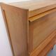 Vintage Guillerme and Chambron secretary desk in solid oak from the 50s and 60s