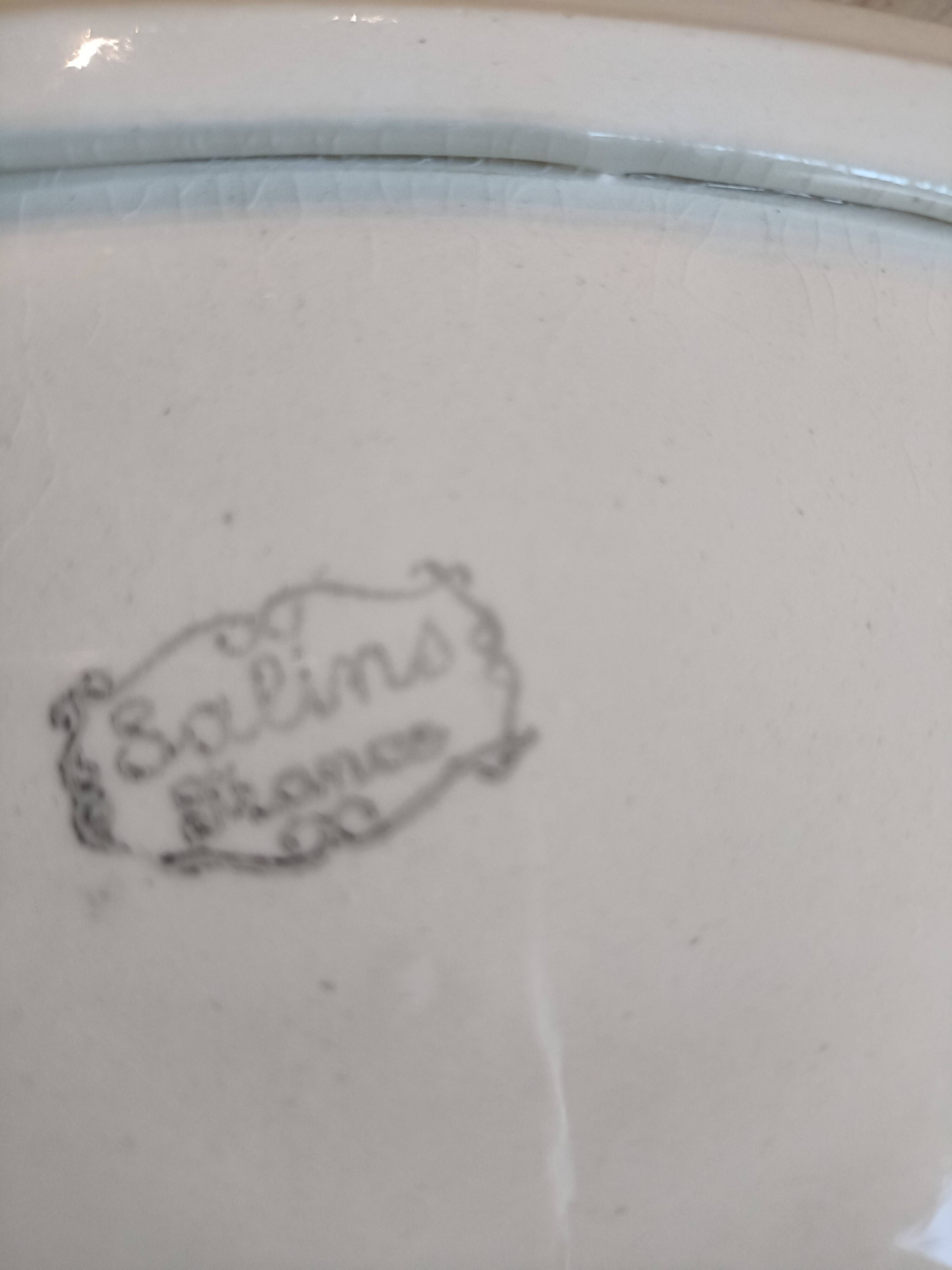 Compartmented dish, Salins stamp