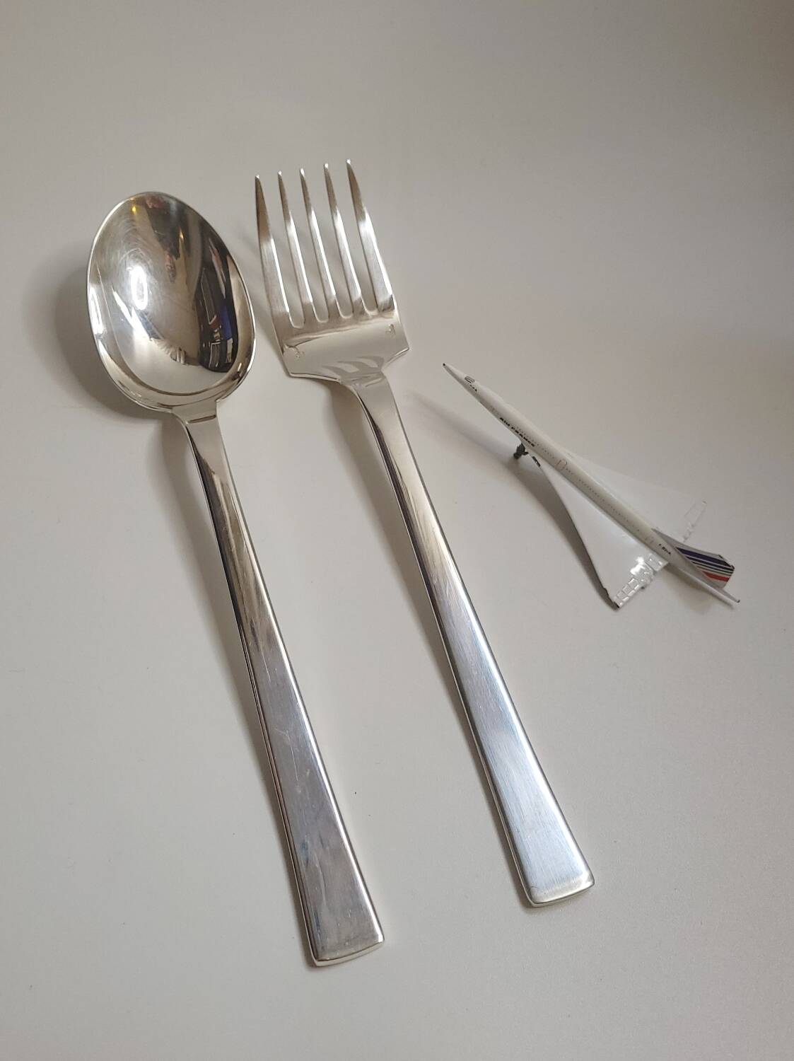 Christofle "Concorde" cutlery set – Icon of French design 1970, 53 pieces