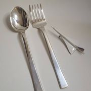 Christofle "Concorde" cutlery set – Icon of French design 1970, 53 pieces