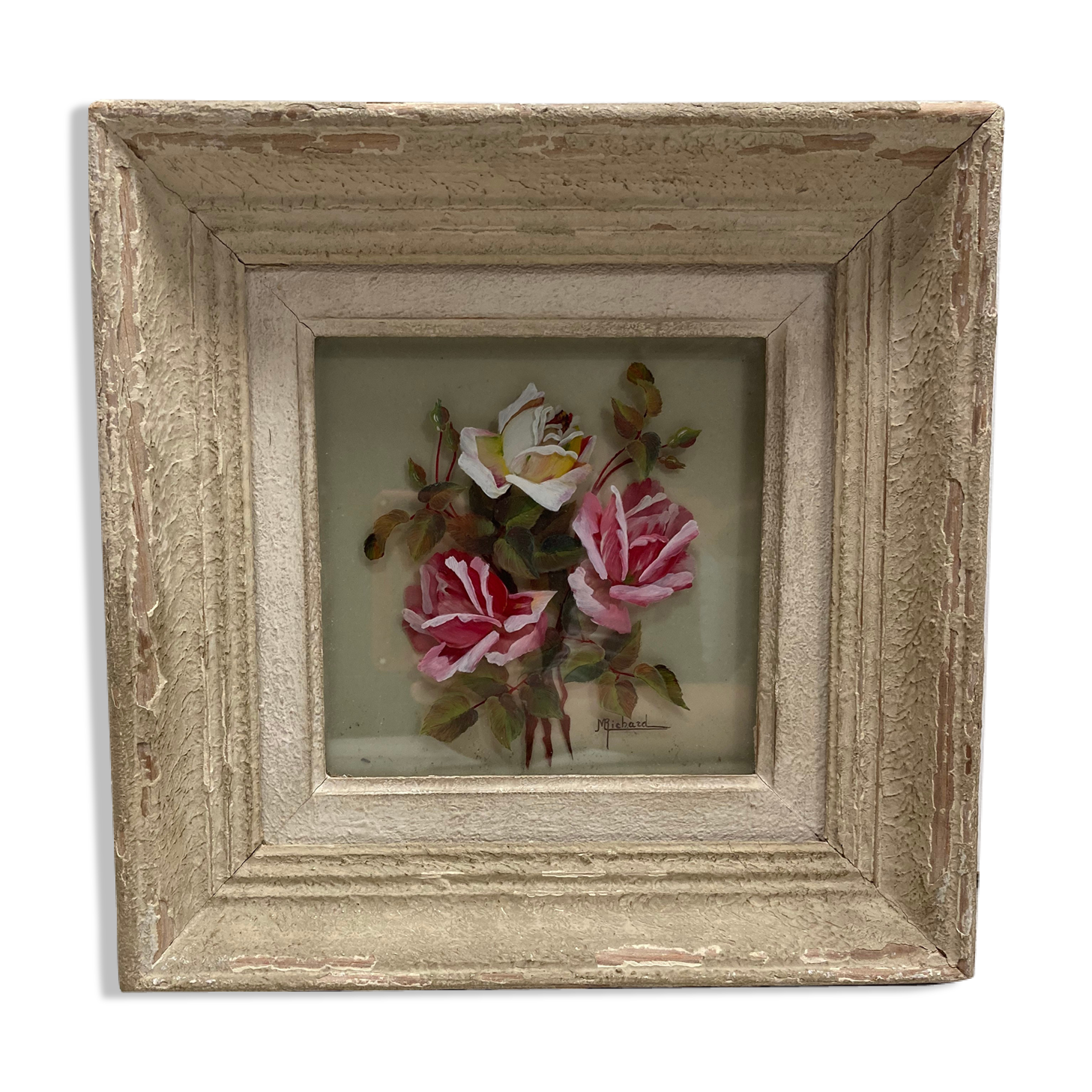 Vintage rose painting
