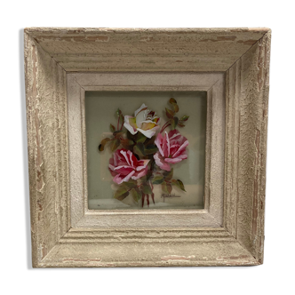 Vintage rose painting