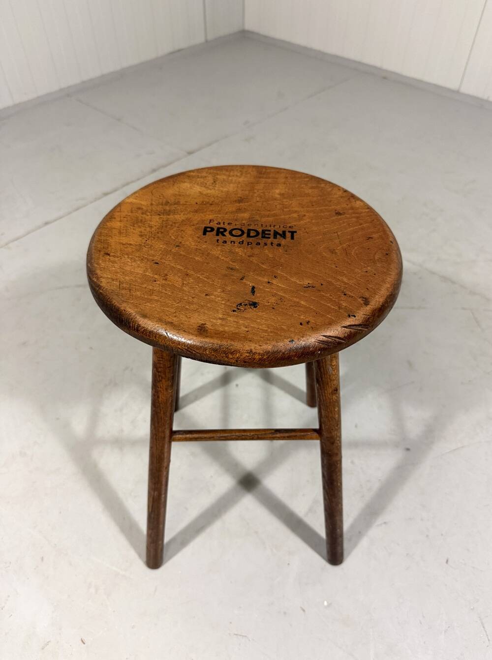 Prodent Toothpaste promotional wooden stool 1930’s