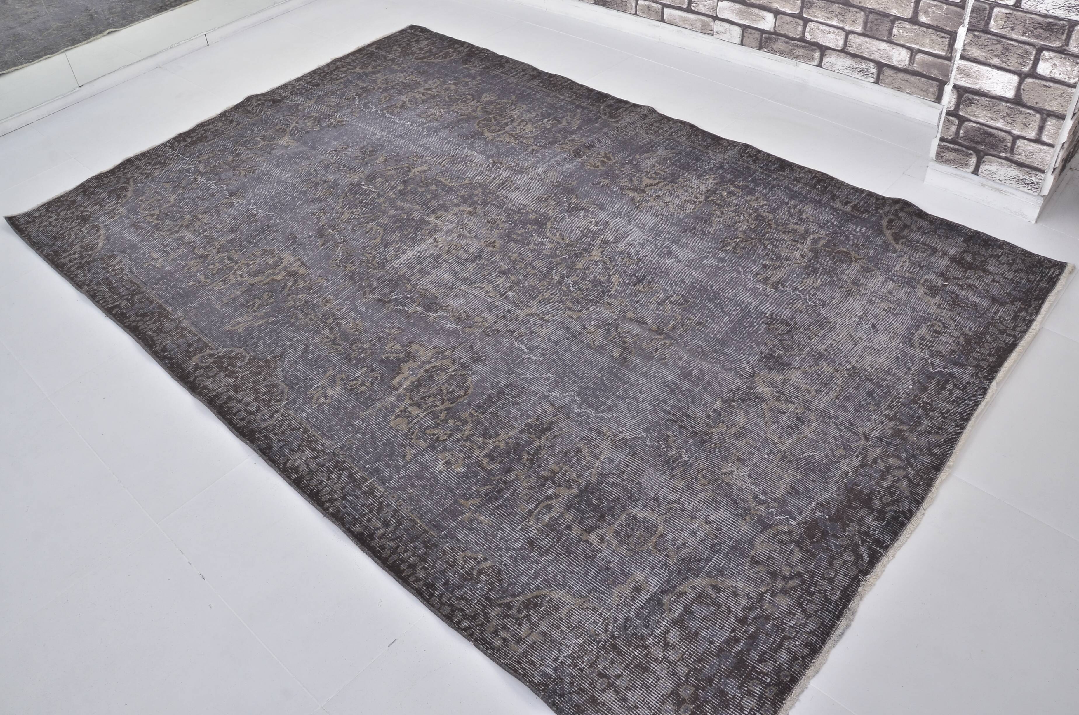 Vintage Turkish GRAY RUG SKU 1514